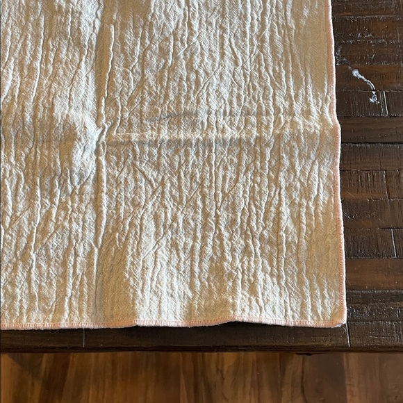 Hearth & Hand Cream Towel with Pink Trim - Picture 6 of 10